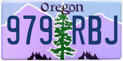 OR license plate 979RBJ