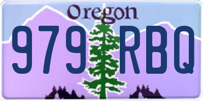 OR license plate 979RBQ