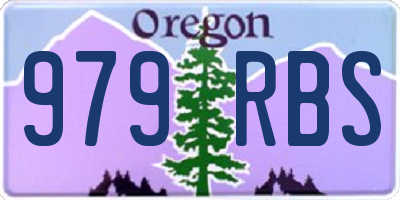 OR license plate 979RBS