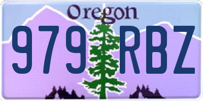 OR license plate 979RBZ