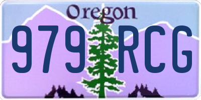 OR license plate 979RCG