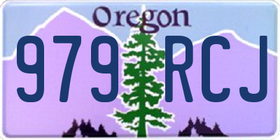 OR license plate 979RCJ