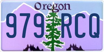 OR license plate 979RCQ