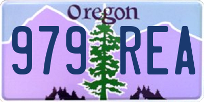 OR license plate 979REA