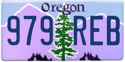 OR license plate 979REB