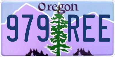 OR license plate 979REE