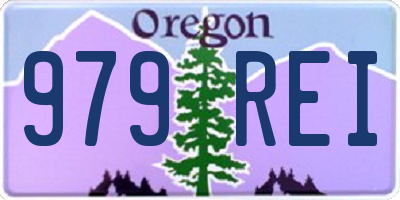 OR license plate 979REI