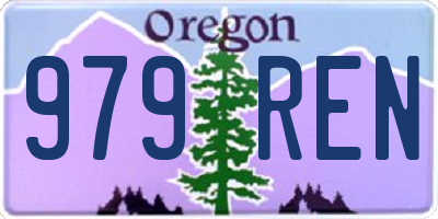 OR license plate 979REN