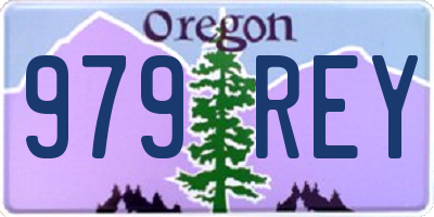 OR license plate 979REY