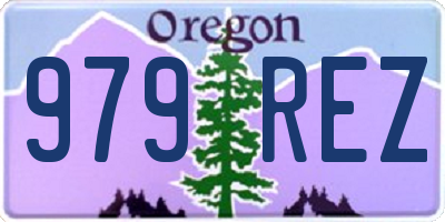 OR license plate 979REZ