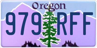 OR license plate 979RFF