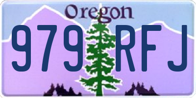 OR license plate 979RFJ