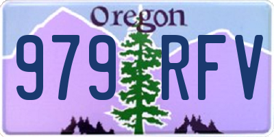 OR license plate 979RFV