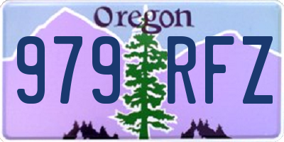 OR license plate 979RFZ