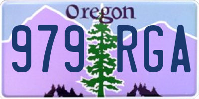OR license plate 979RGA