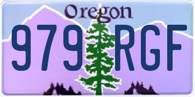 OR license plate 979RGF
