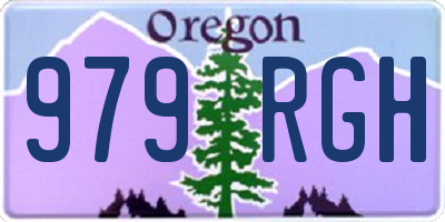 OR license plate 979RGH