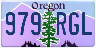 OR license plate 979RGL