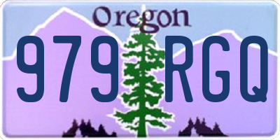 OR license plate 979RGQ