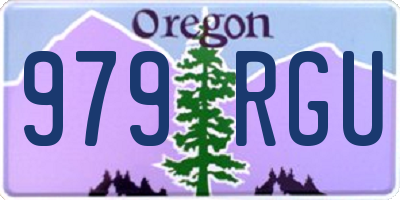 OR license plate 979RGU