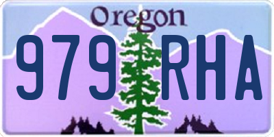 OR license plate 979RHA