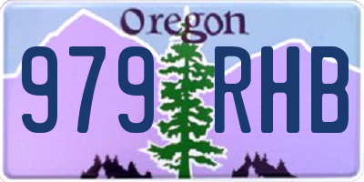OR license plate 979RHB