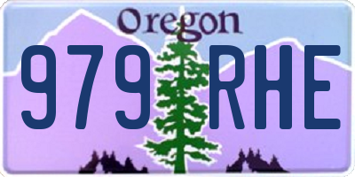 OR license plate 979RHE