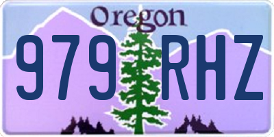 OR license plate 979RHZ