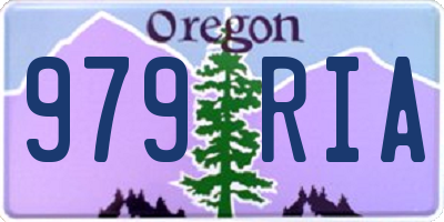 OR license plate 979RIA