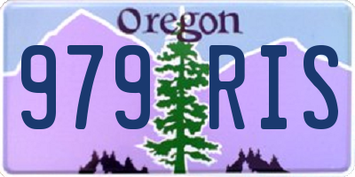 OR license plate 979RIS