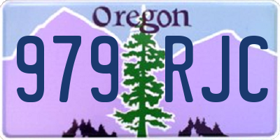 OR license plate 979RJC