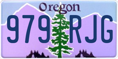 OR license plate 979RJG