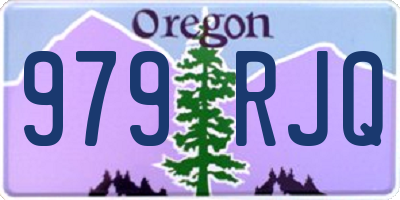 OR license plate 979RJQ
