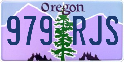 OR license plate 979RJS