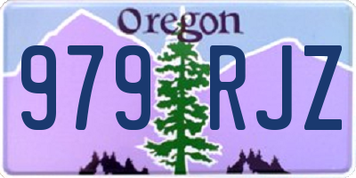OR license plate 979RJZ