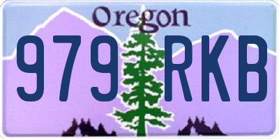 OR license plate 979RKB