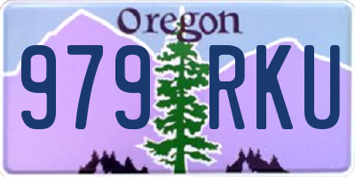 OR license plate 979RKU