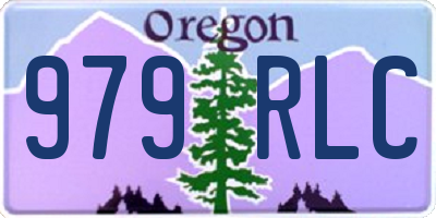 OR license plate 979RLC