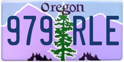 OR license plate 979RLE
