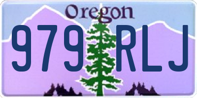 OR license plate 979RLJ
