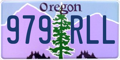 OR license plate 979RLL