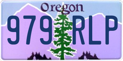 OR license plate 979RLP