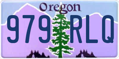 OR license plate 979RLQ