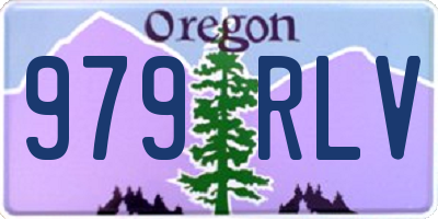 OR license plate 979RLV