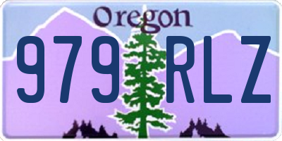 OR license plate 979RLZ