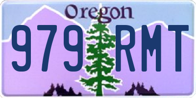 OR license plate 979RMT