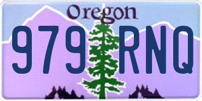 OR license plate 979RNQ