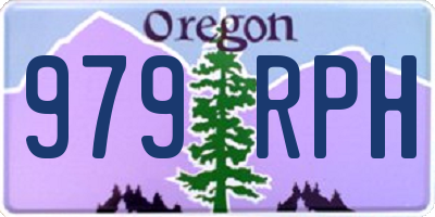 OR license plate 979RPH
