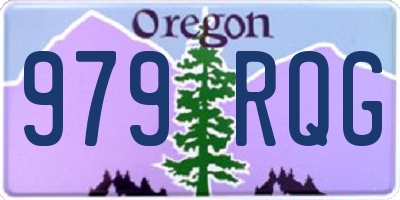 OR license plate 979RQG