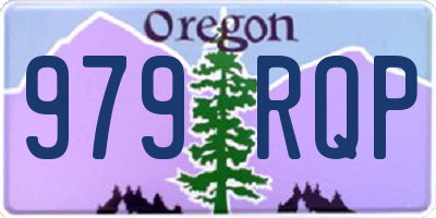 OR license plate 979RQP